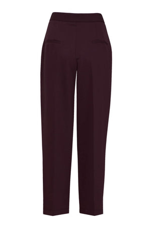 Imperial pantaloni donna cropped prugna
