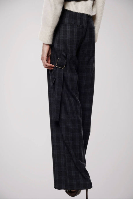 Imperial Pantaloni Donna ampi a quadri