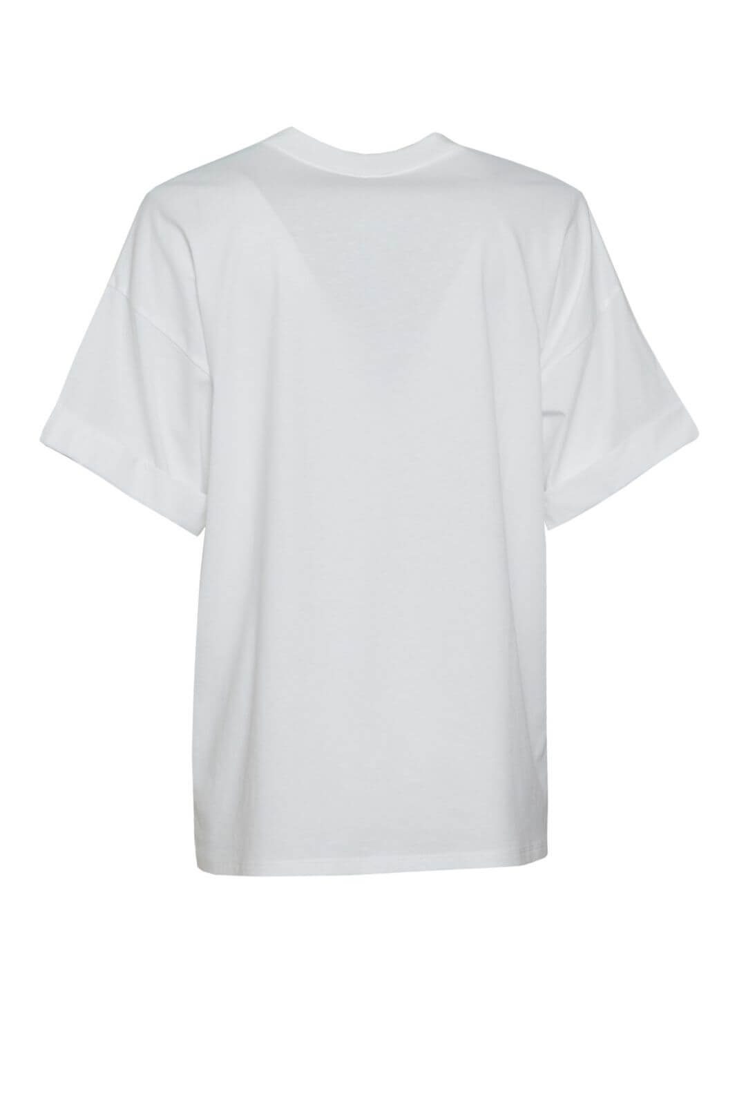 Imperial T-shirt over in cotone con stampa telefono e dettagli strass