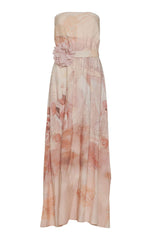 Imperial abito donna a fiori con cintura e fiore