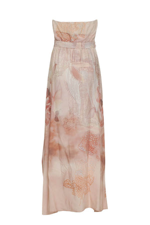 Vestido imperial de mujer con cinturón