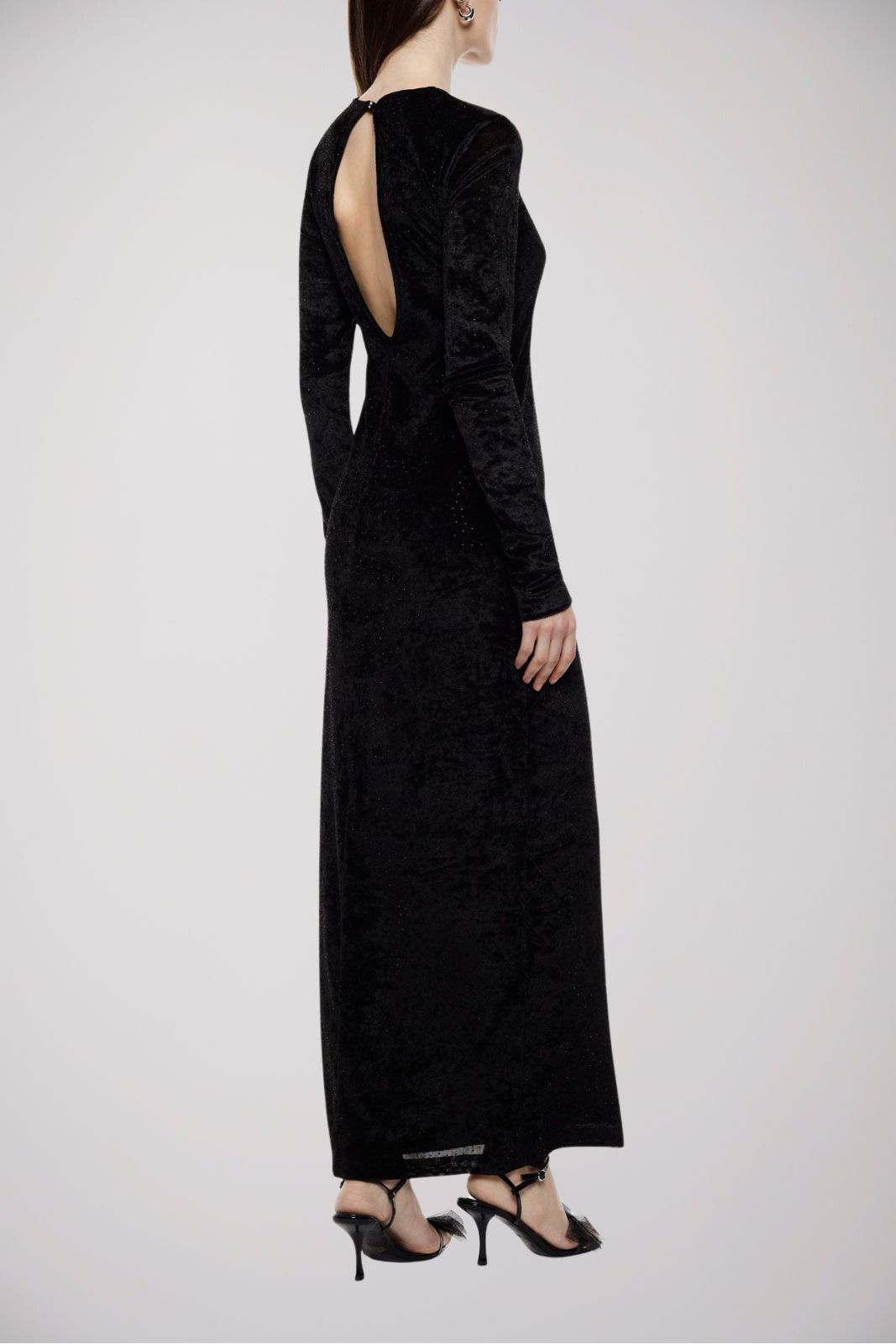 Imperial Abito Donna con micro borchie e schiena scoperta