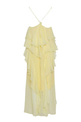 Imperial women's dress with ruffles