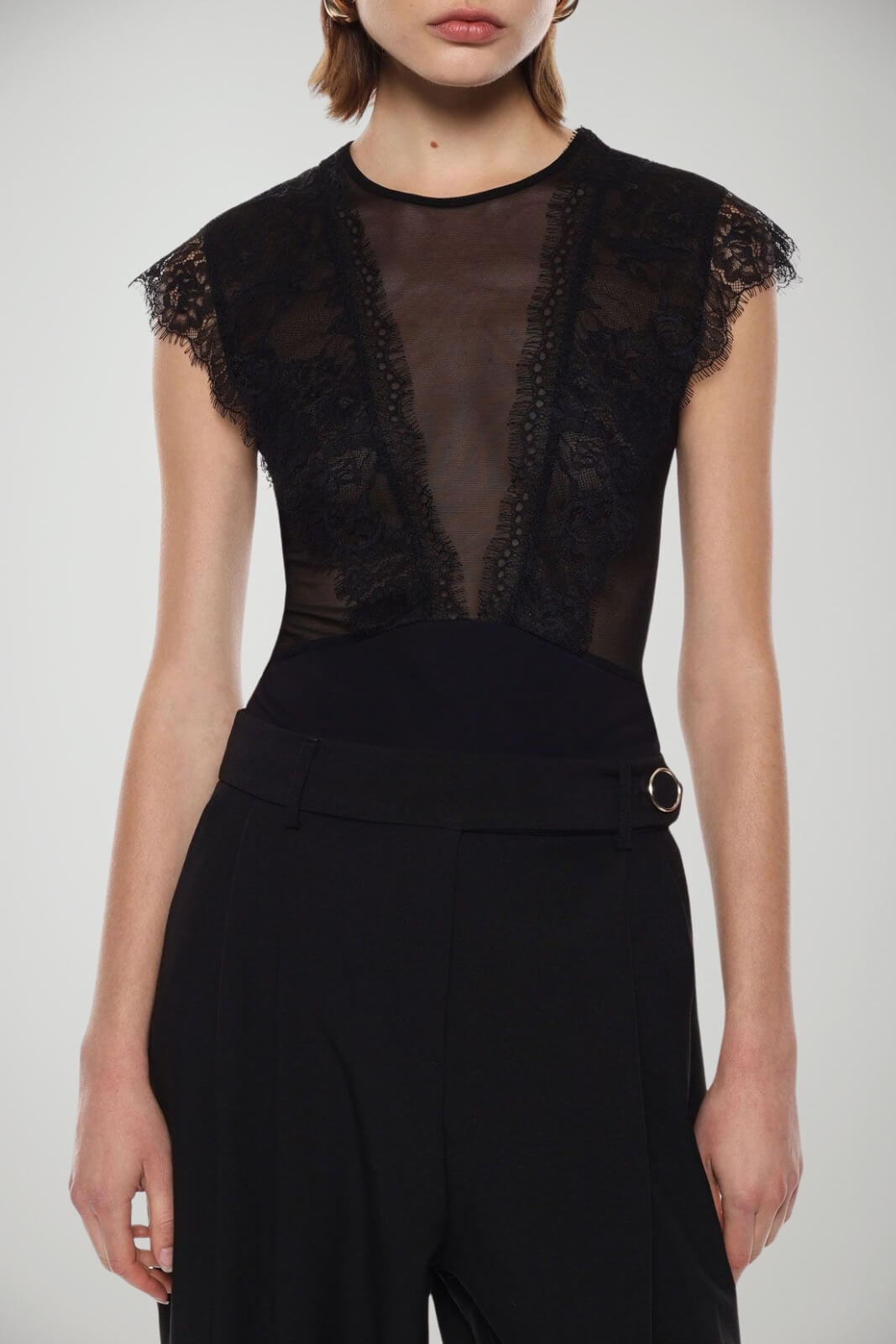 Body da donna  Imperial smanicato in pizzo