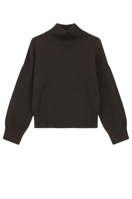 Imperial dolcevita donna con rifiniture a costine