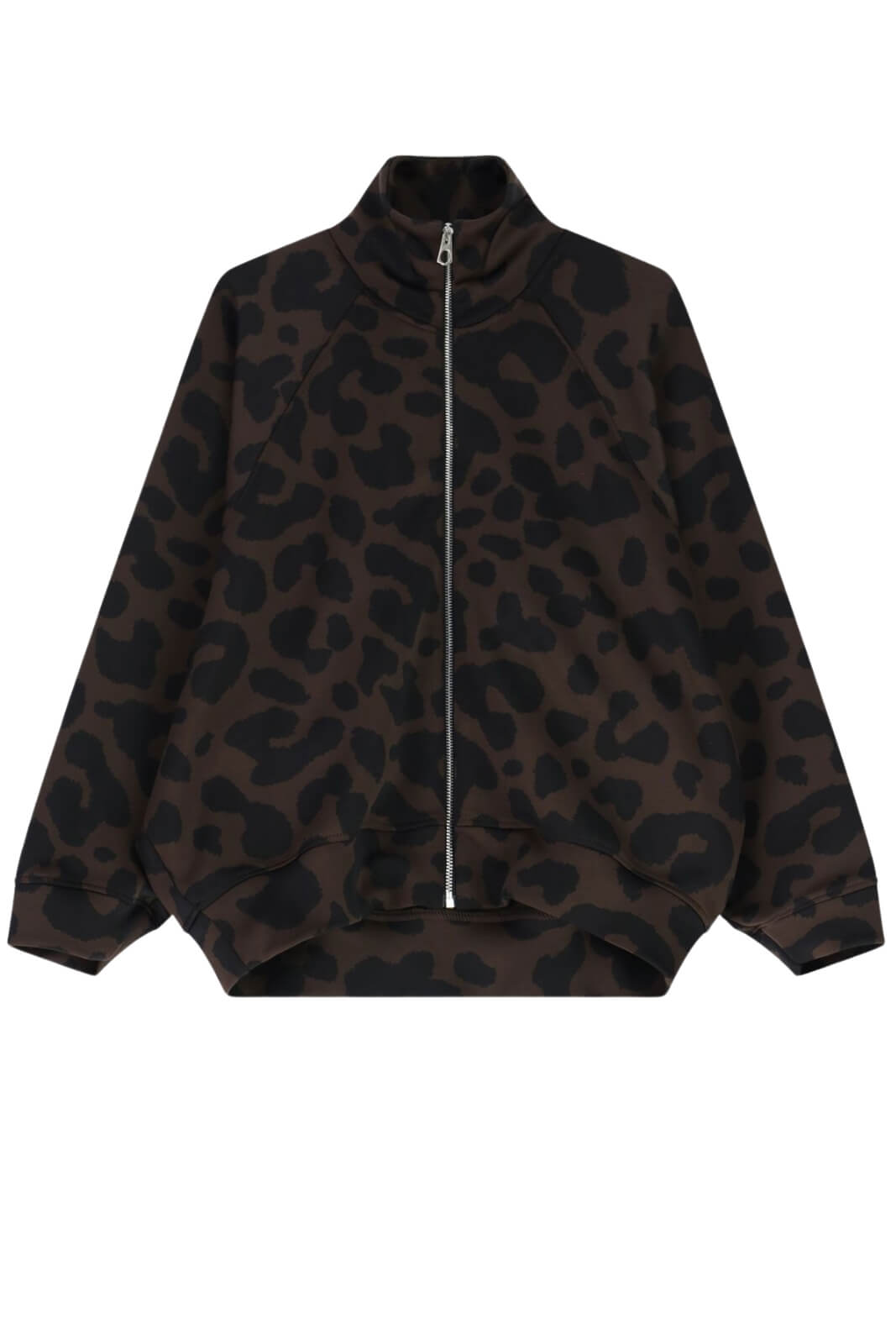 Felpa da donna Imperial full zip in fantasia maculata