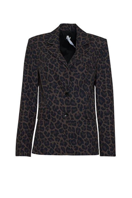 Giacca da donna Imperial monopetto in fantasia animalier
