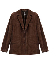 Giacca da donna Imperial in pelle scamosciata