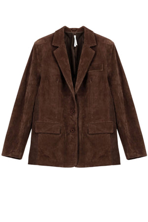 Giacca da donna Imperial in pelle scamosciata