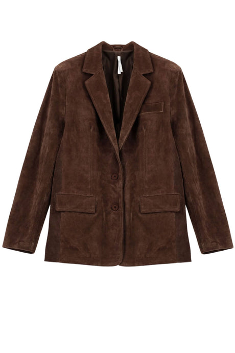 Giacca da donna Imperial in pelle scamosciata