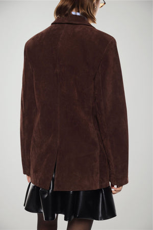 Giacca da donna Imperial in pelle scamosciata