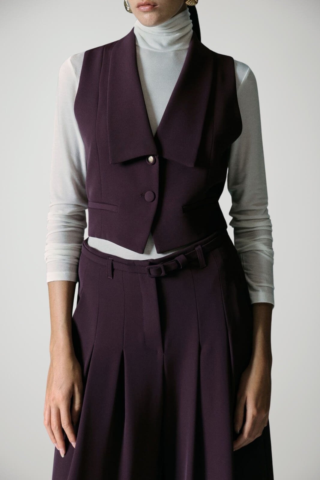 Gilet da donna Imperial con scollo a V e rever
