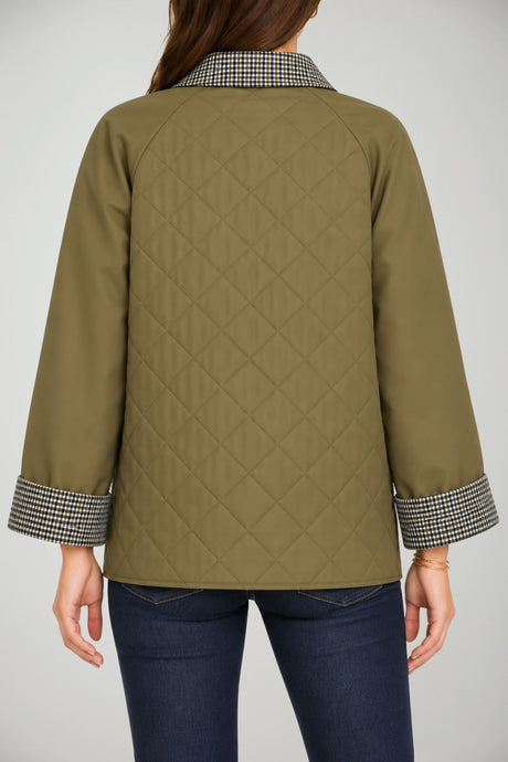 Imperial women's jacket with houndstooth details