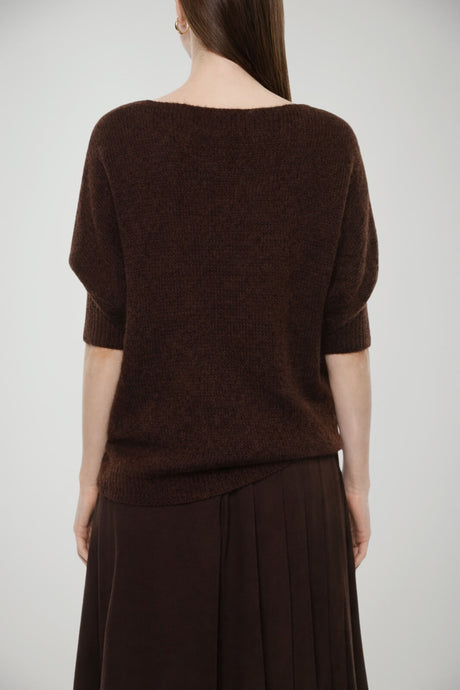 Maglione da donna Imperial con scollo a barca e vestibilità over