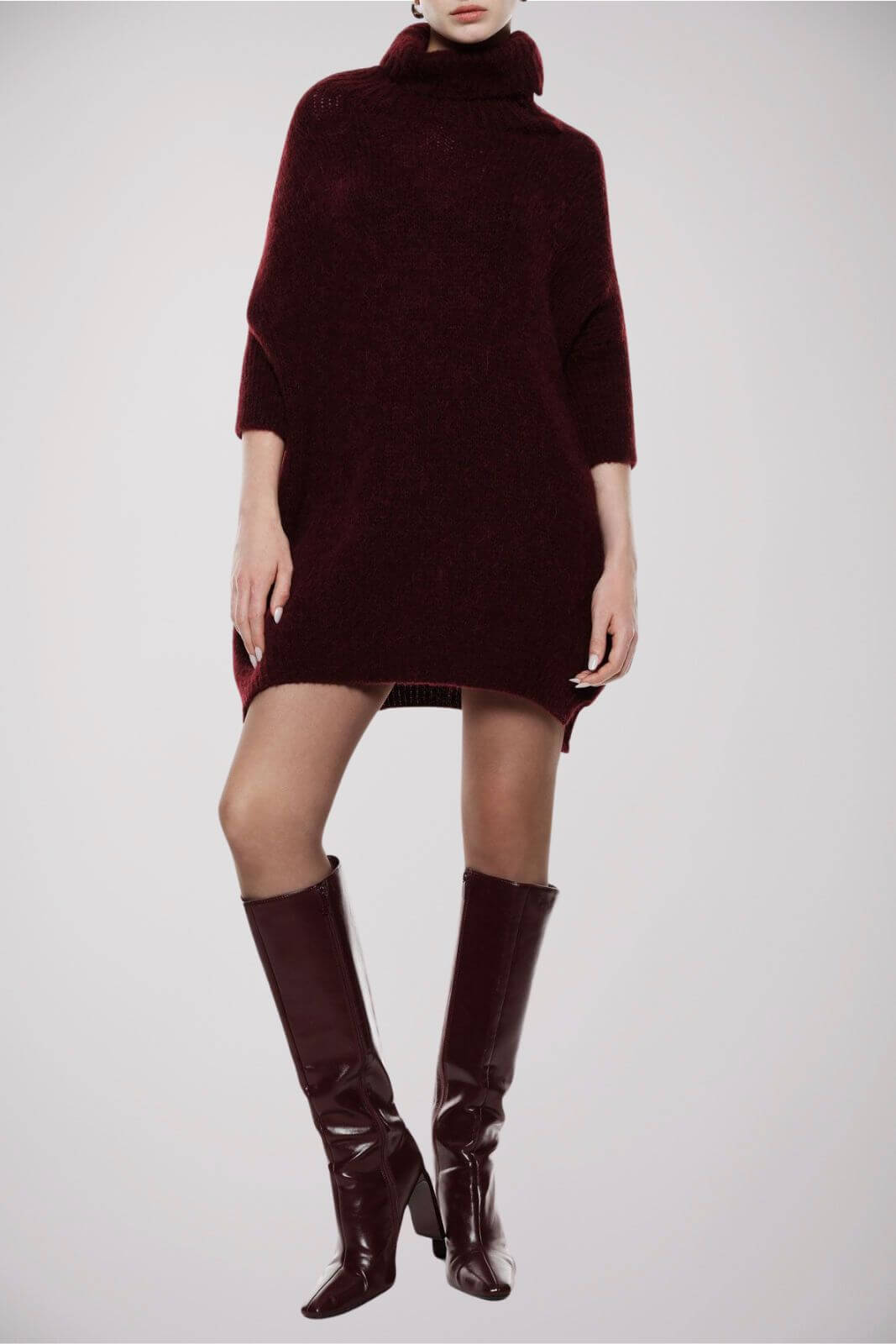 Imperial Maglia Donna Oversize con maniche a 3/4