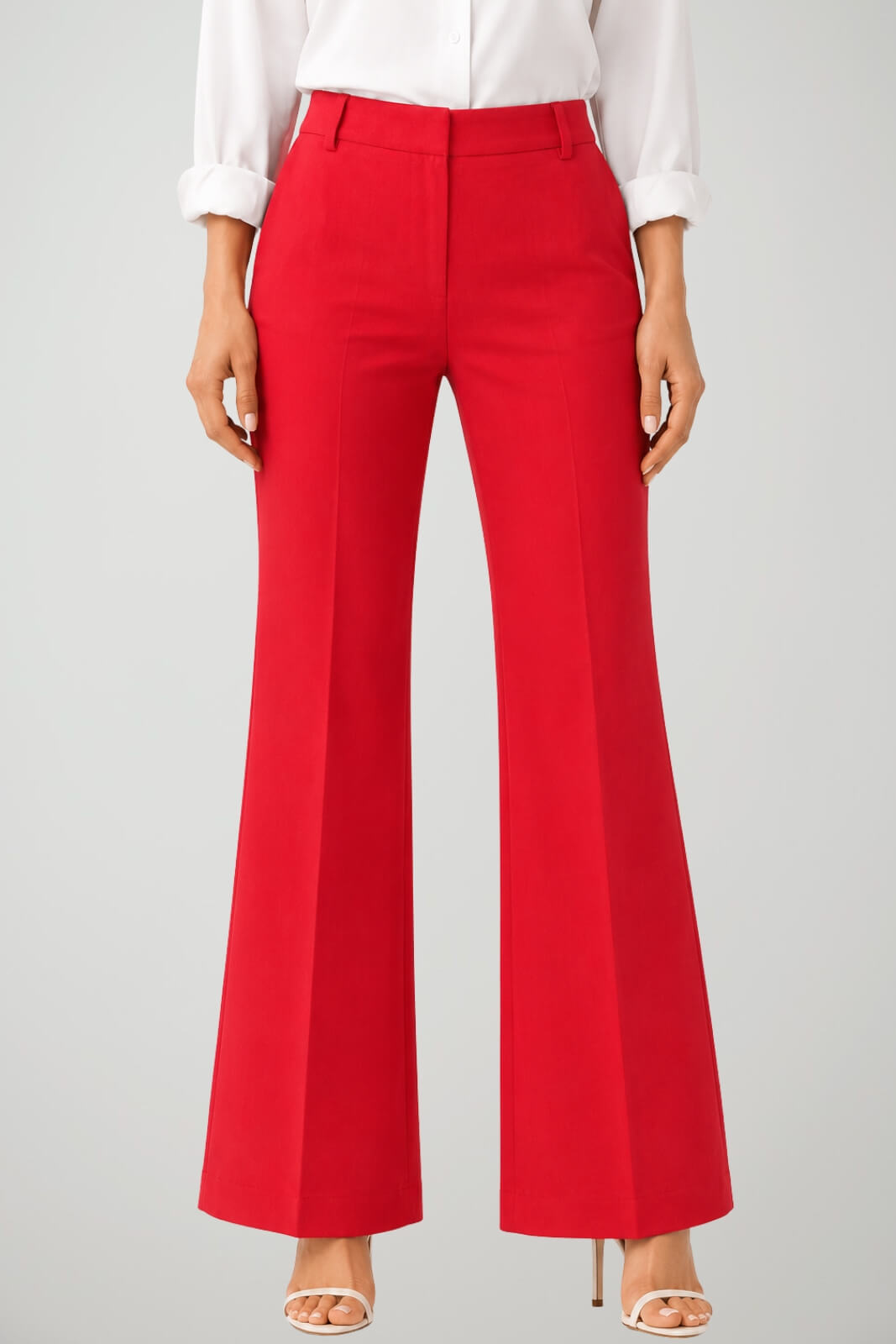 Pantalón imperial de lino para mujer.