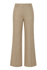 Pantalón imperial de lino para mujer.