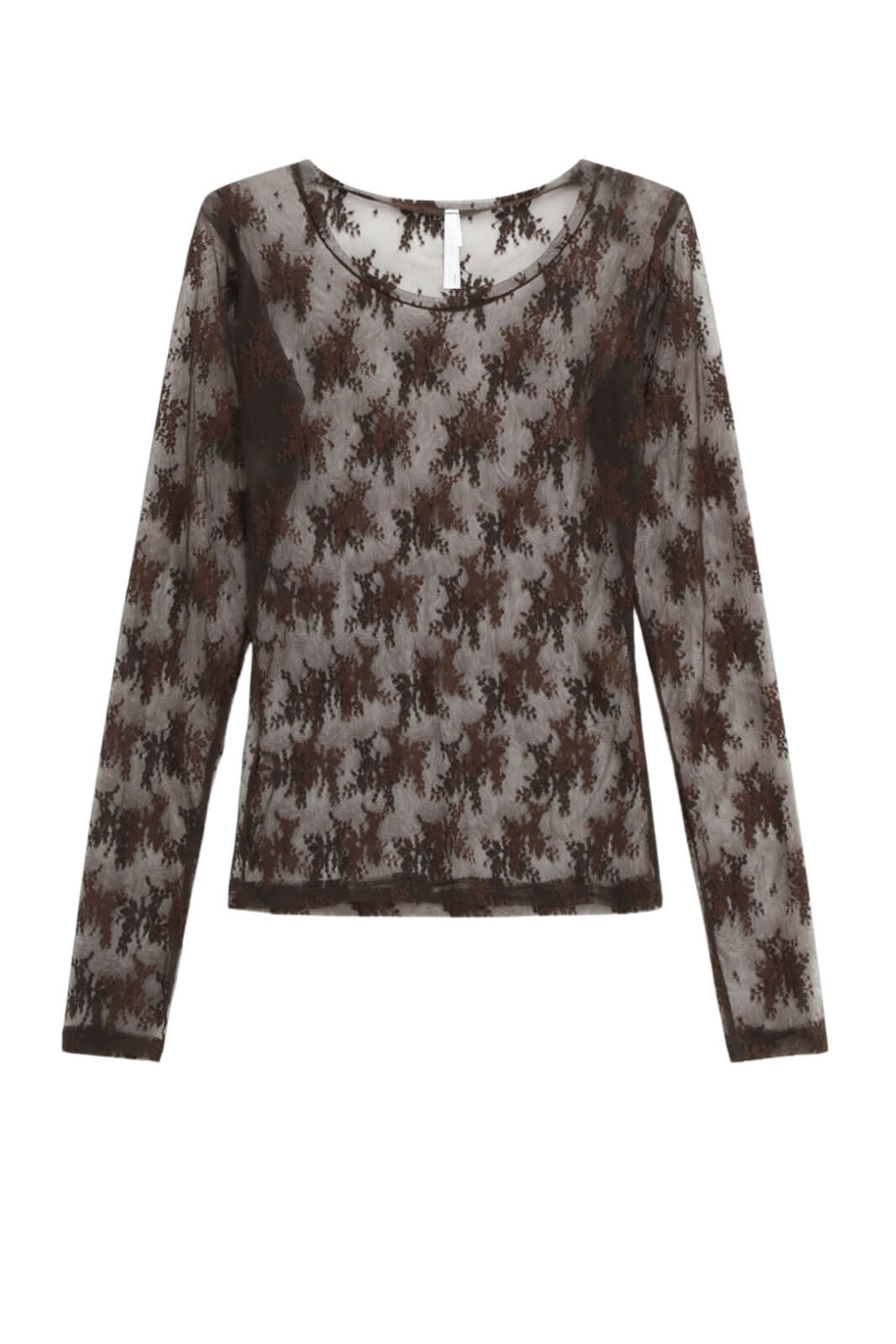 T-shirt da donna Imperial a maniche lunghe in pizzo