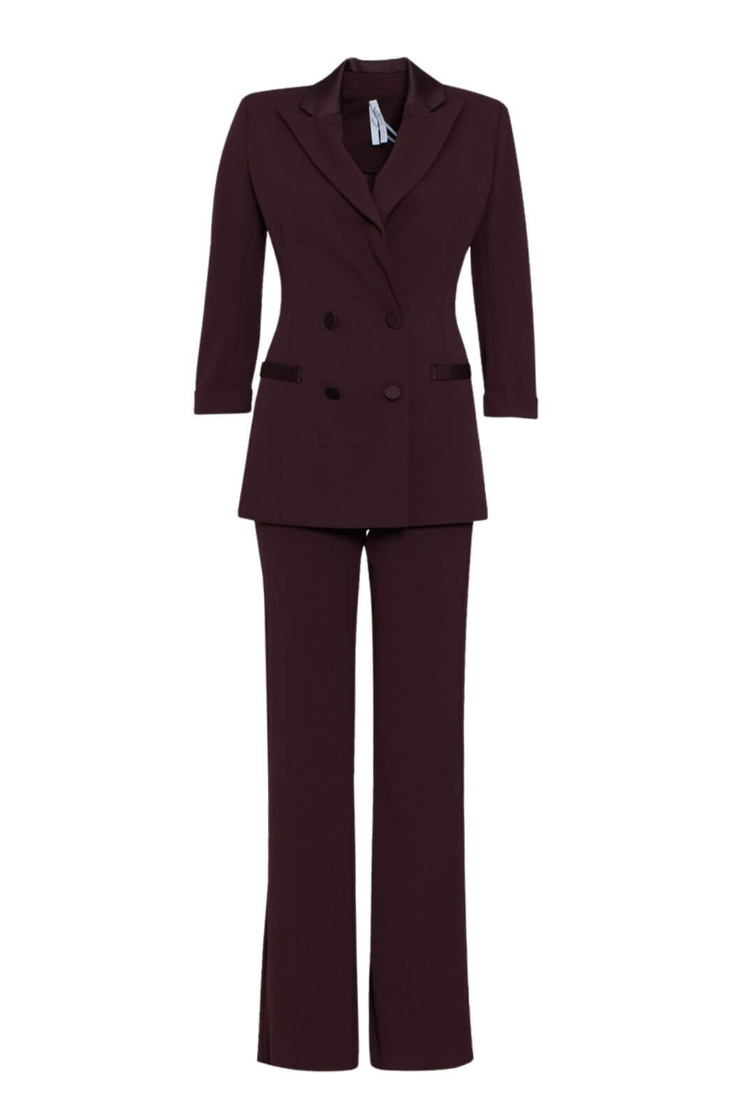 Tailleur da donna Imperial doppiopetto con dettagli in raso