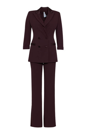 Tailleur da donna Imperial doppiopetto con dettagli in raso
