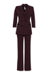 Tailleur da donna Imperial doppiopetto con dettagli in raso