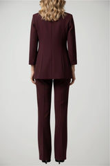 Tailleur da donna Imperial doppiopetto con dettagli in raso