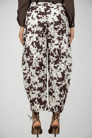 Imperial Pantalone Donna Animalier Print Retro