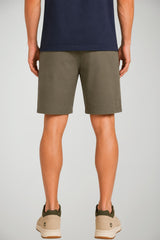 Impure Bermuda uomo Chino con Coulisse in Misto Lino