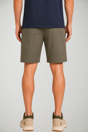 Impure Bermuda uomo Chino con Coulisse in Misto Lino