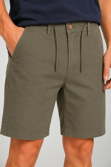 Impure Bermuda uomo Chino con Coulisse in Misto Lino