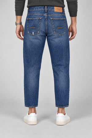 Impure Jeans Uomo Japan Cropped Fit in Cotone