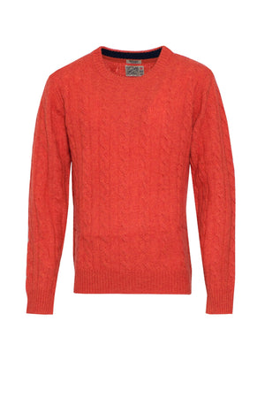 Maglione Impure da uomo a trecce in lana fronte