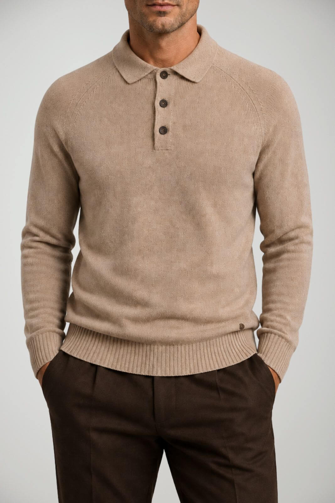 Impure Polo Uomo Colin in misto lana