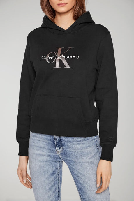 Calvin Klein Women's Sweatshirt with Laminated Monogram