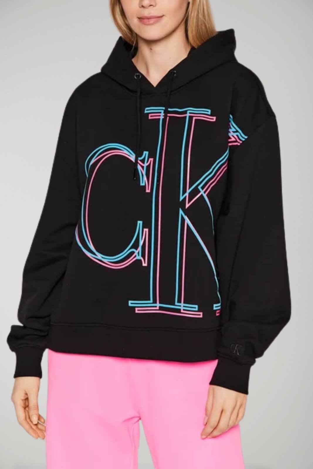 Calvin Klein Felpa Donna CK MONOGRAM