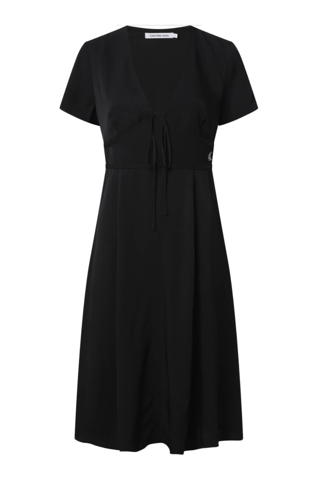 Vestido con cuello en V de Calvin Klein para mujer