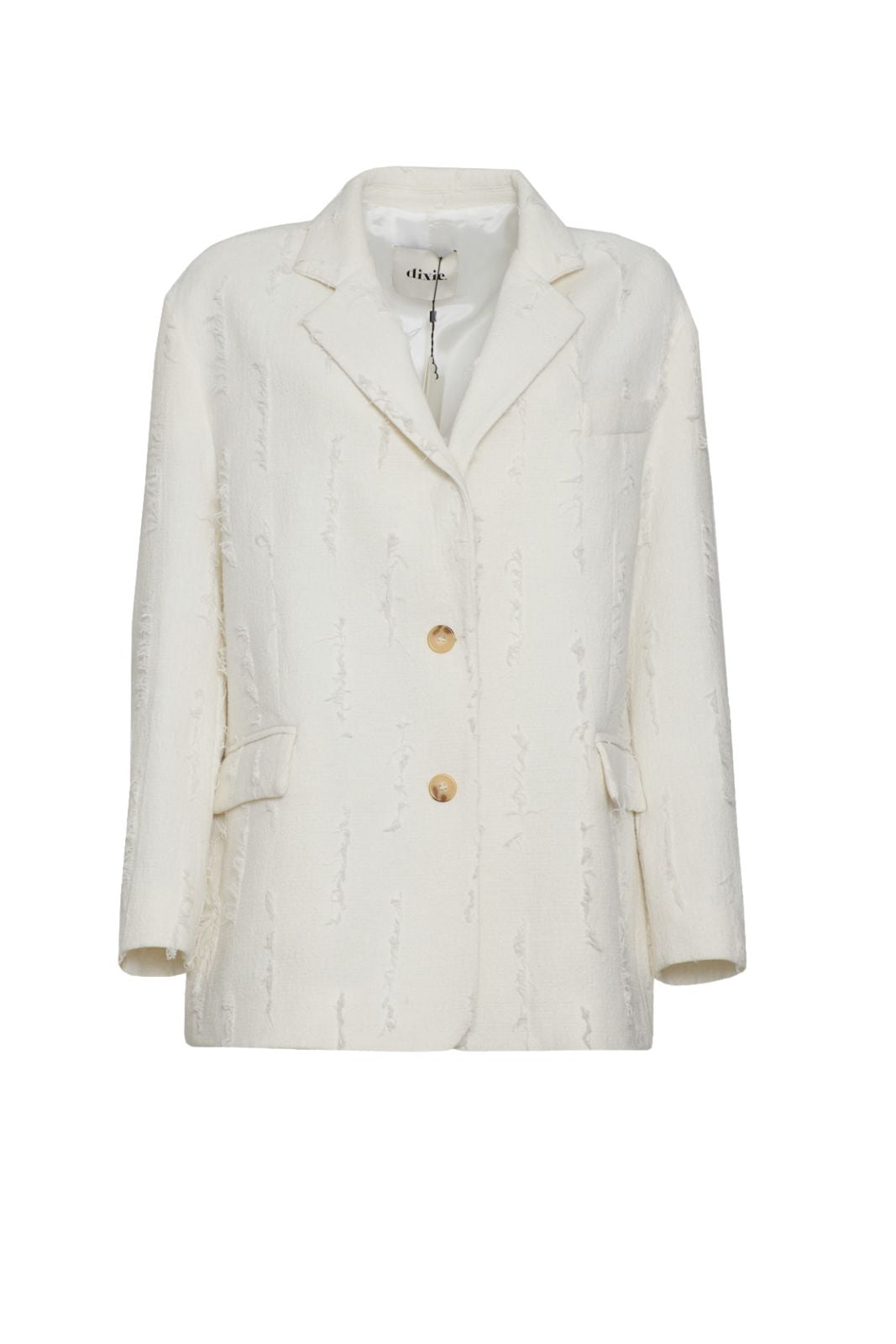 Dixie Women's Jacket with Frayed Effect