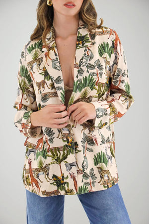 Dixie Women's Safari Print Jacket