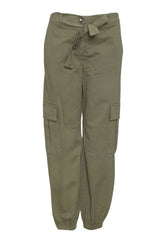 Eco Pantalone Donna cargo con fusciacca