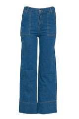 Le Sarte del Sole Jeans Donna maxi tasche america