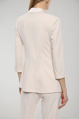 Imperial women's jacket with double-breasted closure and satin details