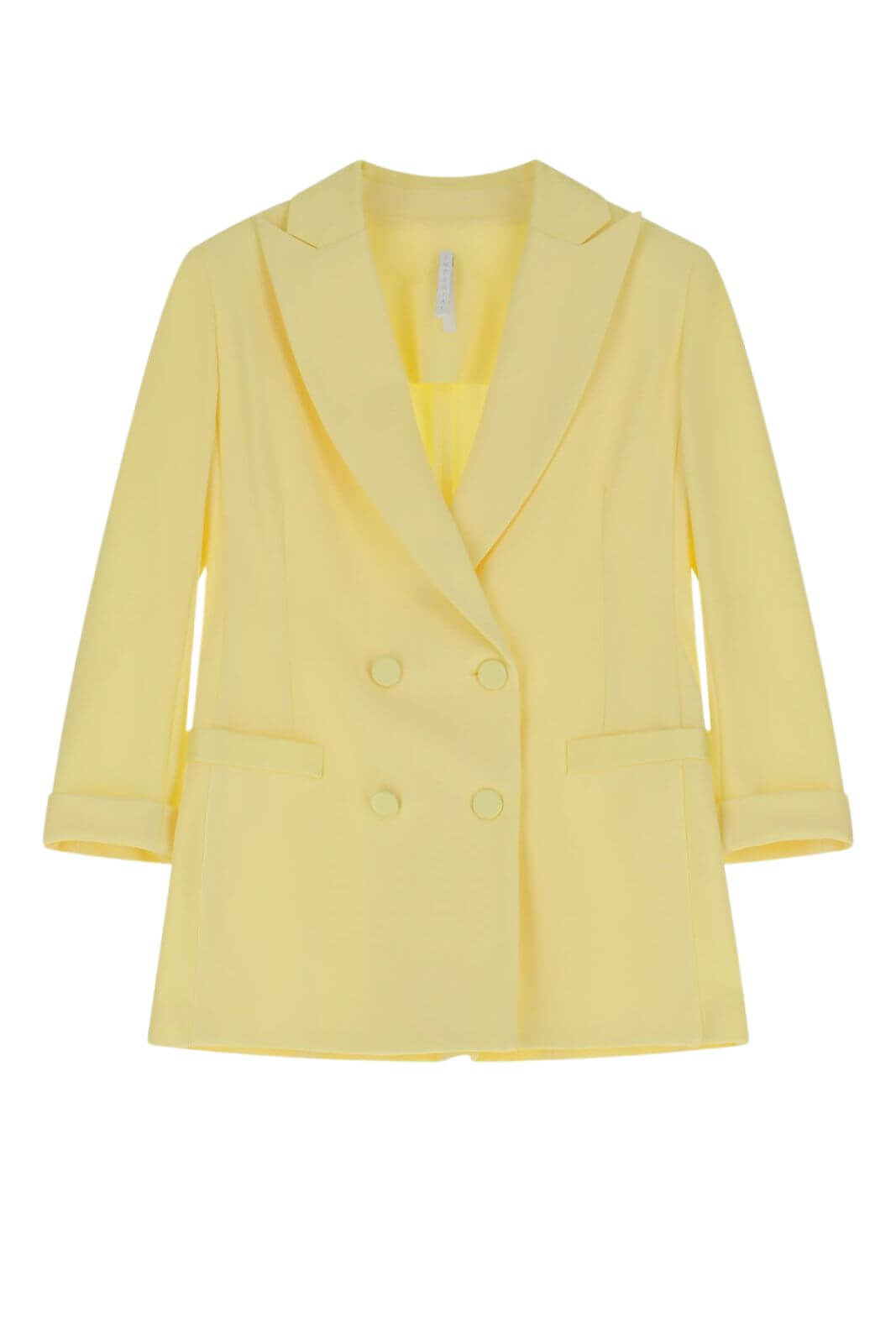 Imperial women's jacket with double-breasted closure and satin details