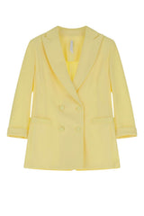 Imperial women's jacket with double-breasted closure and satin details