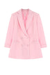 Imperial women's jacket with double-breasted closure and satin details