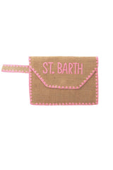 Bolso de mano de rafia para mujer MC2 Saint Barth