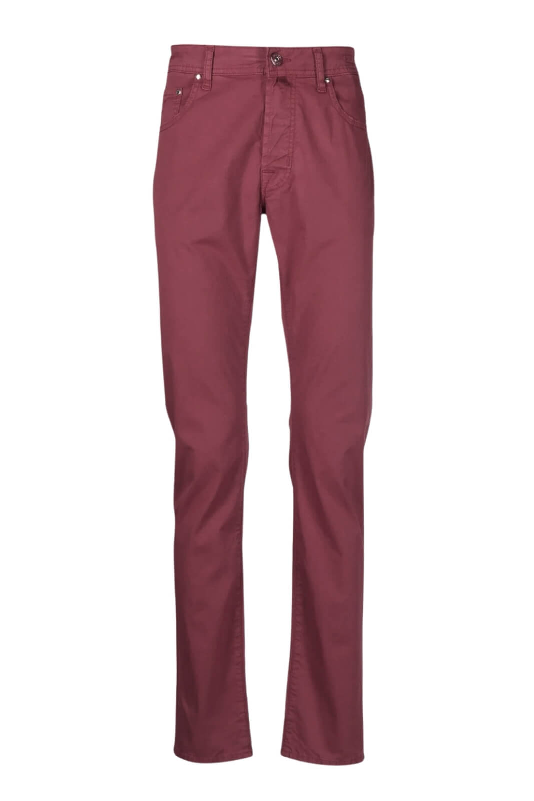 Jeans Jacob Cohen da uomo slim fit Bard fronte bordeaux