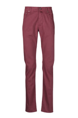 Jeans Jacob Cohen da uomo slim fit Bard fronte bordeaux