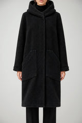 Jurerê Cappotto Donna lungo in bouclé