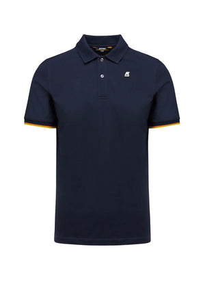 K-Way Polo Uomo Vincent in piquet stretch