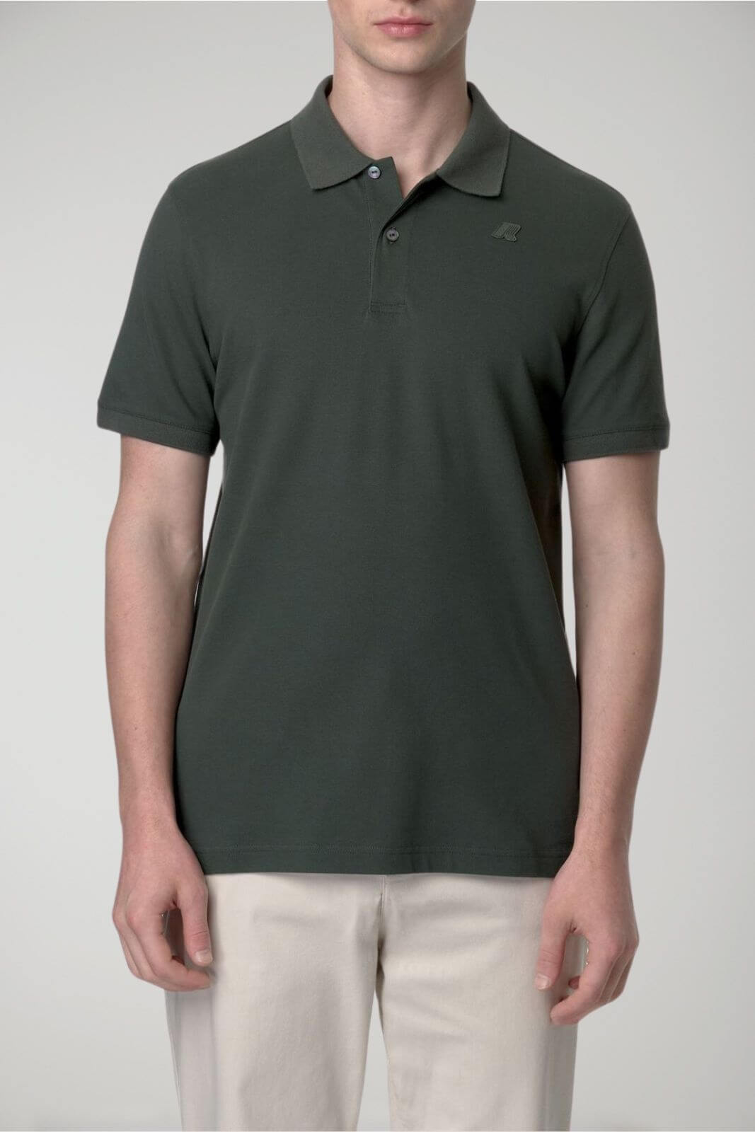 K Way men's polo shirt MONJU PIQUE